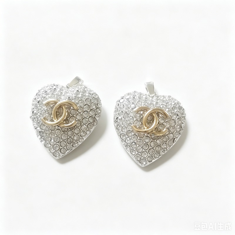 CC heart pendant charms