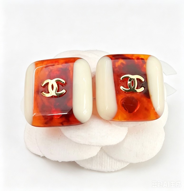 resin CC earring