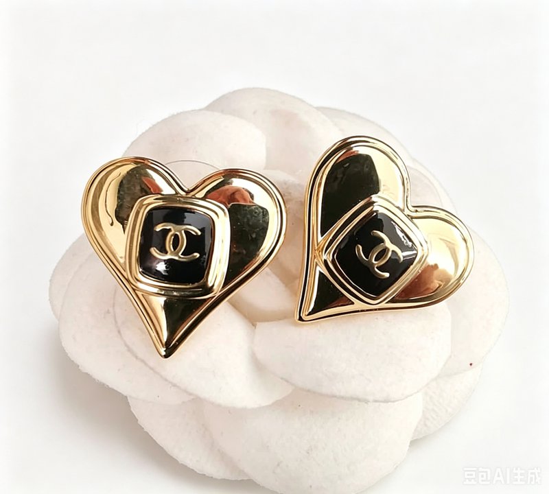 CC heart earring