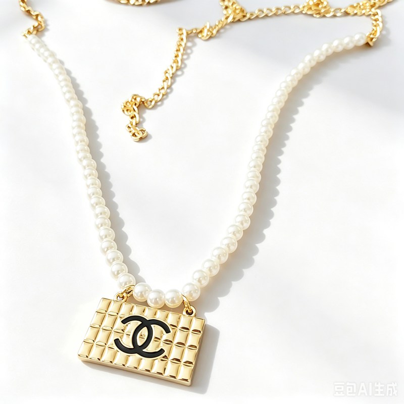 squar CC necklace