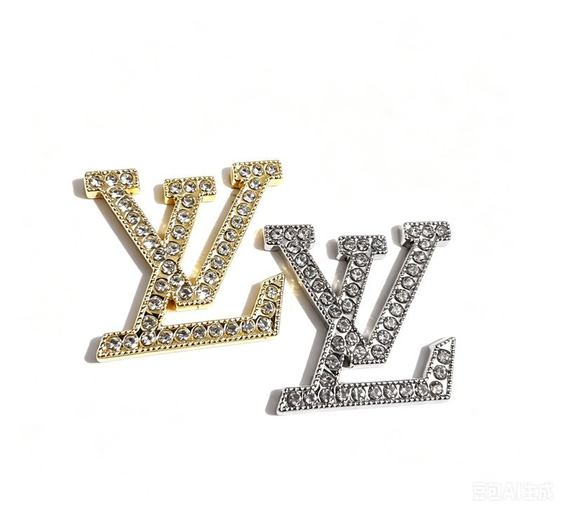 Rhinestone LV flat back